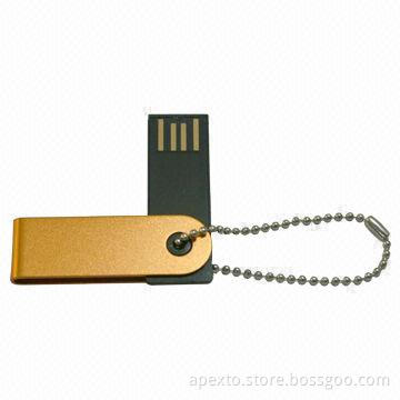 Promotional Mini USB Flash Drives, In Simple Style Design with Engraved and Silk Printing Logo